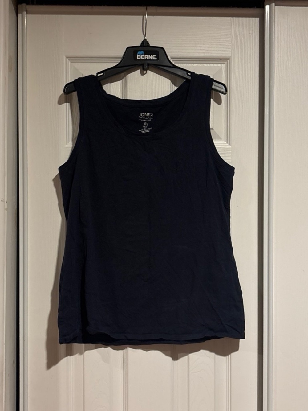 Jones New York Dark Navy Sleeveless Tank